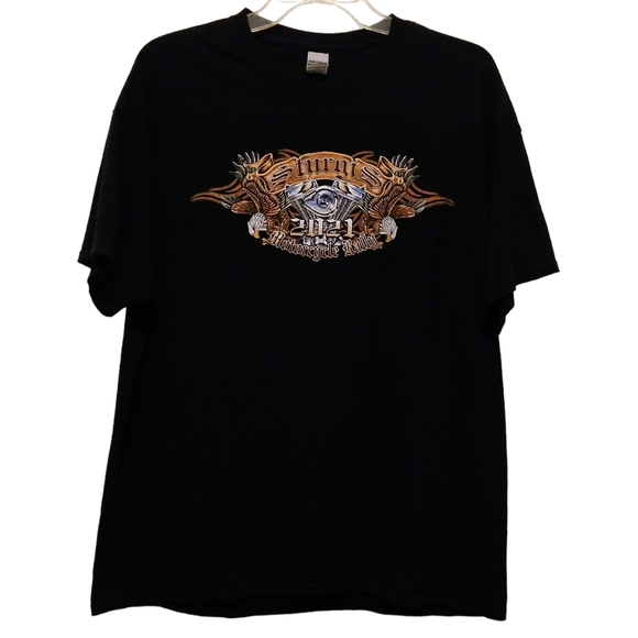 Sturgis Motorcycle Rally Size XL Mt. Rushmore 2021 Eagle Tribal T-Shirt - Picture 2 of 5